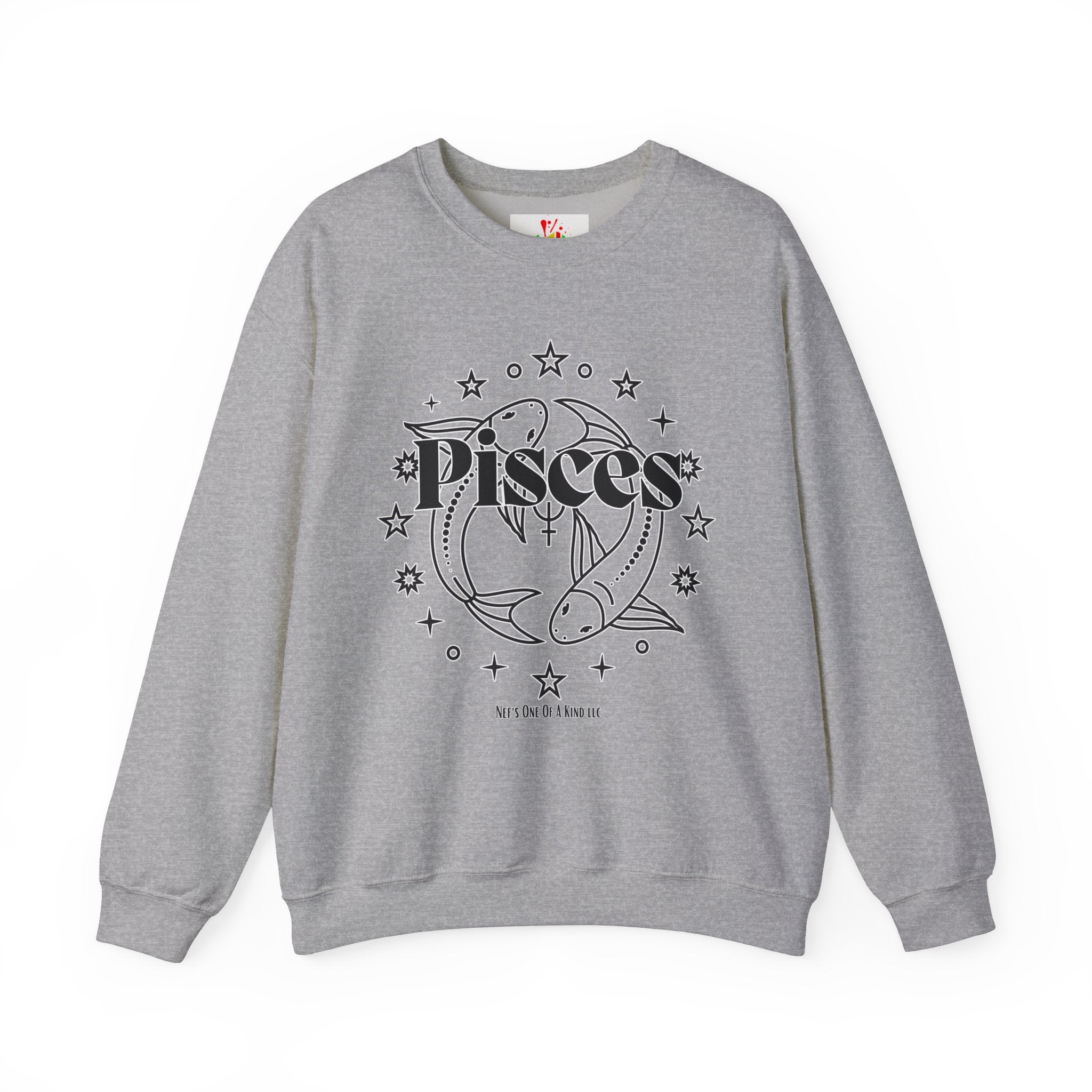 Pisces Unisex Casual Crewneck Sweatshirt